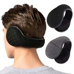 JOEYOUNG Foldable Ear Warmers Winter Earmuffs for Men Women, Ear Cover Skiing