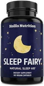 Sleep Fairy Natural Sleep Aid | Melatonin 10mg, L-Theanine, 5-HTP, Valerian Root, GABA, Magnesium, Chamomile | Herbal Sleeping Pills | Non-Habit Forming Sleep Supplement | Vegan Capsules | Non-GMO