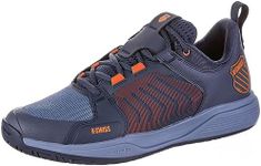 K-Swiss Men's Ultrashot Team Tennis Shoe, Windward Blue/Orion Blue/Scarlet Ibis, 10.5