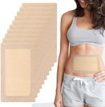 20Pcs Castor Oil Pack Wrap Extra Large 11.02 * 6.29in for Pure Castor Oil, No Washing Self Adhesive with High Absorbent Organic Cotton Flannel, Proof Massage Oil Leak, for Women Men