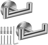 Towel Hooks for Bathrooms,Brushed N