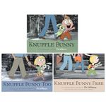 Knuffle Bunny Series Collection 3 Books Set By Mo Willems (Knuffle Bunny, Knuffle Bunny Too & Knuffle Bunny Free)