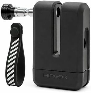 Hiplok MD1000 Anti-Angle Grinder Motorcycle Disc Lock (All Black) | High Security Disc Brake Lock with 3 Replaceable Keys | Resists Angle Grinder Attacks | Sold Secure Diamond & Art 4 Star Rated