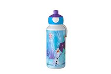 Mepal - Drinking Bottle Pop-Up Campus - Drinking Bottle - Leak Proof Drink Bottle For School - BPA-Free & Dishwasher Safe - 400 ml - Frozen 2