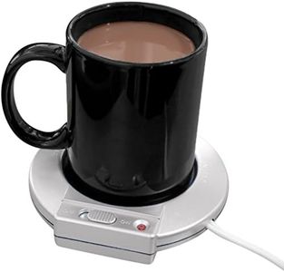 Evelots Electric Mug Warmer - Black - 16W - Stainless Steel