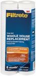 Filtrete Standard Capacity Whole House Replacement Water Filter, 5 Microns, Universal Filter, Sump System Drop-in Filter, 2-Filters (4WH-STDGR-F02)