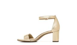 Naturalizer Vera Dress Heel Sandal Walking shoes for all-day comfort Wide Fit Dark Gold UK 7