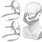 2 Pack CPAP Headgear for Resmed Airfit F20 with 4 Magnetic Clips, Replacement Headgear Compatible with Resmed Mask F20, Large