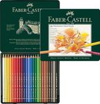 Faber-Castell Art & Graphic Polychromos Colour Pencil, Multicoloured, Tin Of 24, For Art, Craft, Drawing, Sketching, Home, School, University, Colouring