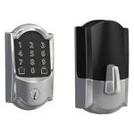 Schlage Encode Smart WiFi Deadbolt with Camelot Trim In Bright Chrome