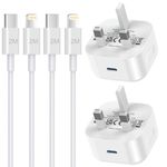 iPhone Charger,2 Pack iPhone Fast Charger Cable and Plug 20W Quick Charge for Apple iPhone 14 13 12 11 Pro Max XS Max XR X SE 8 8 Plus,2M 6FT Long New Rapid USB C to Lightning Charging Lead and Plug