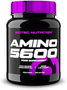 Scitec Nutrition Amino 5600 Comprimés, Acides Aminés Essentiels&BCAA avec L-Glutamine, Favorise la Récupération et la Croissance Musculaire, Formule Protéine de Lactosérum & Caséinate, 1000 Comprimés