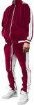 Arssm Mens Velour Tracksuit 2 Piece