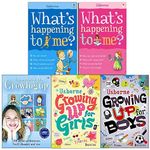 Whats Happening to Me Boys, Girls, Usborne Facts of Life Growing Up, Growing Up for Girls, Growing Up for Boys 5 Books Collection Set