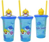 [3-Pack] Baby Shark 15oz Buddy Sip 