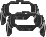 ASHATA 2Pcs Hand Grip for PS Vita 2000, Plastic Trigger Handle Holder Case Bracket for PS Vita 2000, Gamepad Handlebar Handgrip Bracket Support Accessory(black)
