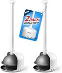 FORASTO 2Pack Toilet Plunger with H