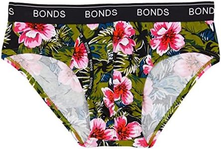 Bonds Men's Underwear Guyfront Brief, Print 0Ua, Medium (MWUC)