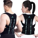 Kiimora Posture Corrector for Men and Women Back Support Belt Back Pain Back Straight and Shoulder Support Belt, Back Support Brace (Posture Corrector Belt) (Universal Size)