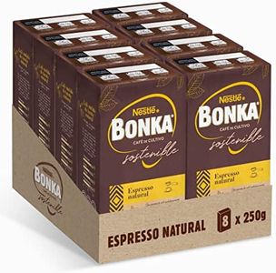 Bonka Café Molido Espresso Natural 250 g - 8 paquetes