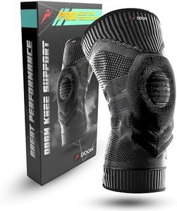 DDGM Ginocchiera ortopedica a compressione tutore ginocchio Supporto legamenti con Gel pad di sostegno rotuleo, per artrosi donna, uomo Ginocchiera sportiva in neoprene di alta qualità (Large)