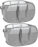 2Pack Foldable Laundry Basket, Pop-