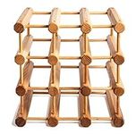 J.K. Adams JK Adams Wood Modular Wine Rack with Natural Pins, 12 Bottle, Maple