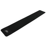 JVL Rectangular Slip Resistant Black Carpet Indoor Garage Hallway Bike Cycle Floor Protector Mat, 183 x 29cm approx.