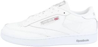 Reebok Unisex Club C 85 Sneaker, Int White Sheer Grey, 9 UK