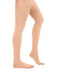Crony Cotton Compression Stockings Thigh Length for Varicose Veins - X-Large