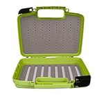 Aventik Streamer Fly Box Super Large Fly Box Different Foams Fly Fishing Boat Fishing 10.43X8.27X3.15inch (Olivine)