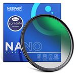 Neewer 58mm HD Soft GND8 Lens Filter, 3 Stop (0.9) Soft Graduated Neutral Density Filter with 30 Layer Nano Coated/Water Repellent/Scratch Resistant/Anti Reflectivity for Balanced Light Proportion