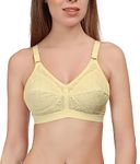 Eve's Beauty Women's Full Coverage Non Padded Cotton Bra (Beige,36C)