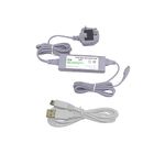 CHILDMORY AC Adapter Power Supply With Charging Cable for Wii U System Gamepads Controller