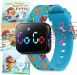 Potty Training Watch for Kids V2 – A Water Resistant Potty Reminder Device for Boys & Girls to Train Your Toddler with Fun/Musical & Vibration Interval Reminder with Potty Training eBook (Dinosaurs)