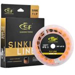 SF High-Viz Sinking Tip Line Fly Fishing Line Weight Forward Taper Floating Sinking Tip Line Orange/Black WF4F/S IPS3