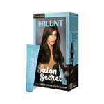 Bblunt Salon Secret High Shine Crème Hair Colour, 100g - 4.31 (Coffee Natural Brown) With Shine Tonic, 8ml