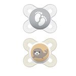 MAM Start Pacifiers Value Pack (2 pack, 1 Sterilizing Pacifier Case), Newborn Unisex Baby Pacifiers, Best Pacifier for Breastfed Babies, Sterilizing Baby Pacifier Case