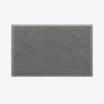 Waterhog Machine Washable Door Mat, Diamond Grey 90 x 150 cm - Heavy Duty Dirt Trapper Entrance Mat, Non-Slip Rubber Backed, Indoor/Outdoor Use, Made in Europe