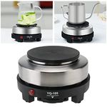 Potlimepan Mini Electric Hot Plate, 110V Multi-Function Portable Stove,Hot Burner Cooktop Electric Heater for Home Kitchen Cooking