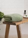 Spaces 100% Egyptian Cotton Large (75 Cm X 150 Cm) | 670 GSM Dobby Solid Bath Towel (Light Green)- Luxury Egyption Cotton