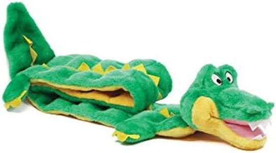 Outward Hound Squeaker Matz Plush Gator Dog Toy, XXL