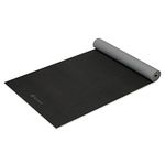 Gaiam Unisex Granite Storm Yoga Mat, Black/Grey,68" x 24" x 3 mm