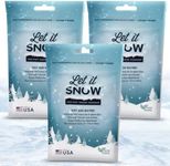 Let it Snow Instant Snow Powder for Slime - Mix Makes 3 Gallon of Fake Snow for Slime - Made in The USA Non-Toxic and Safe for Kids - Best Instant Snow for Slime, Cloud Slime and Snow Decorations!