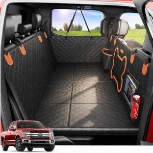 Dog Car Seat Cover for Back Seat Hard Bottom,Truck Rear Seat Extender