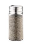 Fox Run Shaker Jar, Glass Spice Jar with Stainless Steel Shaker Lid, 6oz