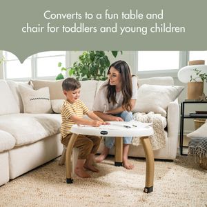 Tiny Love 5-in-1 Baby Activity Center – 20 Activities, 6 Toys, Black & White