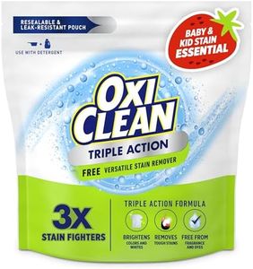 OxiClean Triple Action Free Versatile Stain Remover Powder, 64 Ounce (Pack of 6)