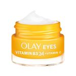 Olay Vitamin B3 24 + Vitamin C Eye Cream With Vitamin B3, Vitamin C & Peptides For Visibly Brighter Skin, 15ml