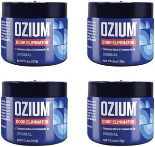 Ozium 4.5 Oz. 4 Pack Odor Eliminating Gel for Homes, Cars, Offices and More, Original Scent, 4 Pack